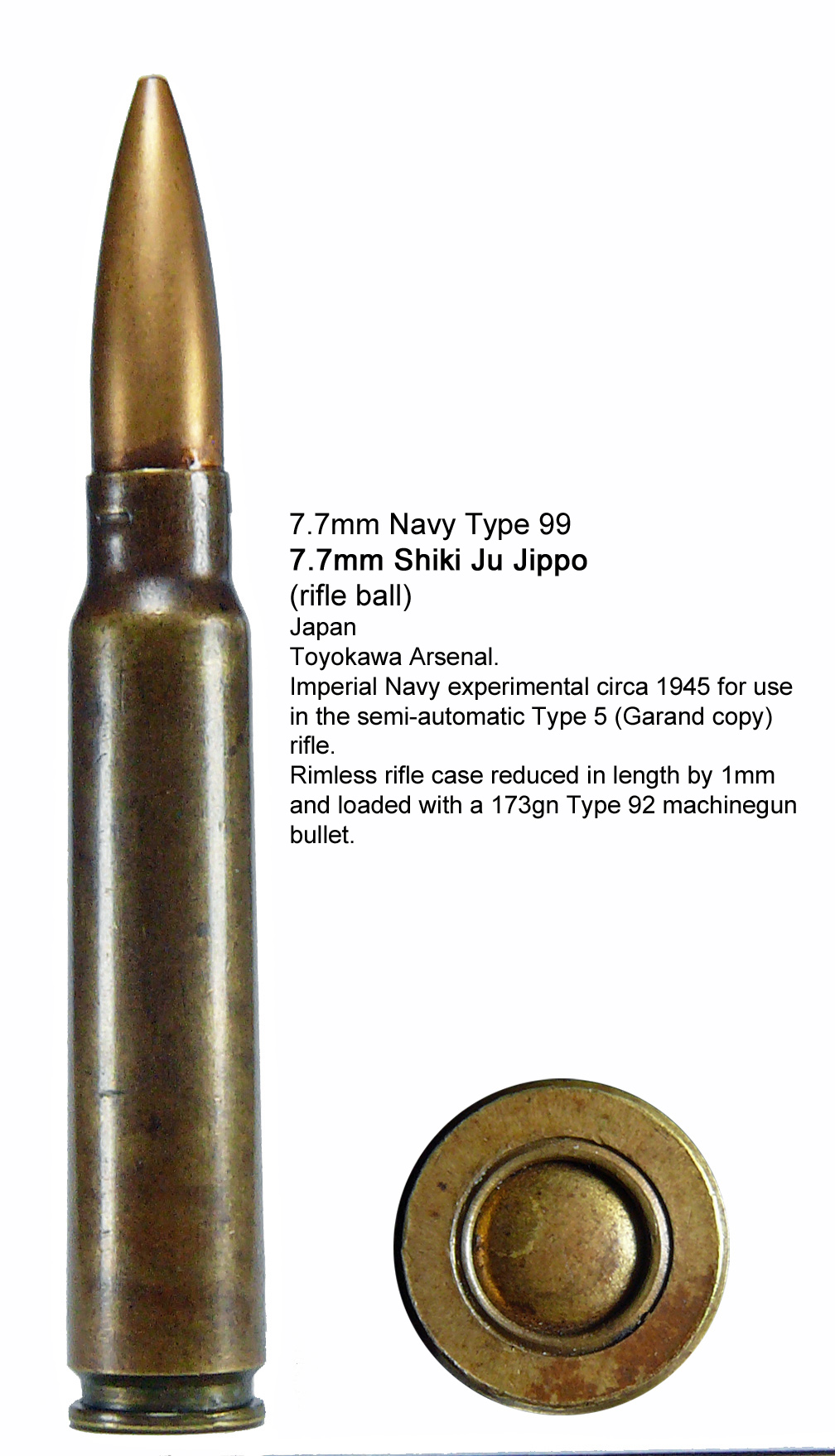 7.7mm Japanese Navy Type 99 – Military Cartridges